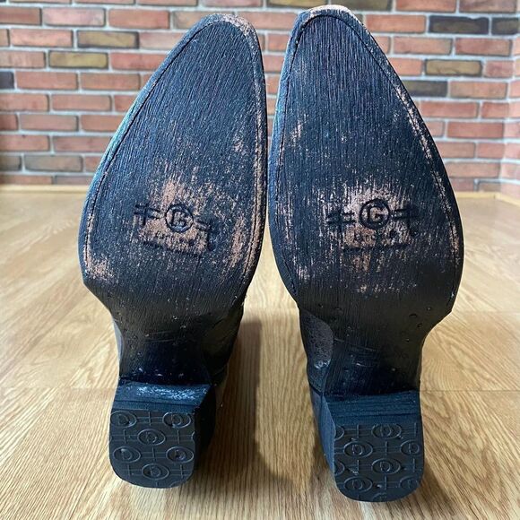 Circle G Corral Boot Co. Cowboy Boots with Swarovski Crystals Gray 11 - Picture 8 of 14